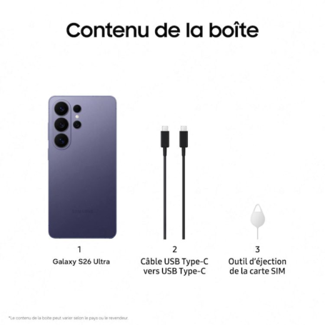 Samsung Galaxy S26 5G 128 Go Violet